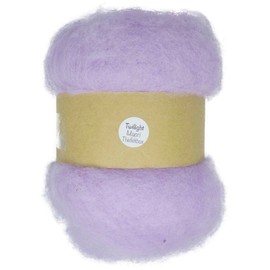The Felt Box Carded Needle Felting Wool Maori DHG Natural Carded Batt with Coarse Short Fibres 100g - Twilight