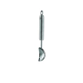 Rosle USA - Cuchara de helado de acero inoxidable, 8 pulgadas, color plateado