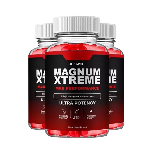 Magnum 3-Pack Magnum Xtreme Gummies for Men – MagnumExtreme Male