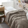 Solid Dark Brown Twin XL Comforter