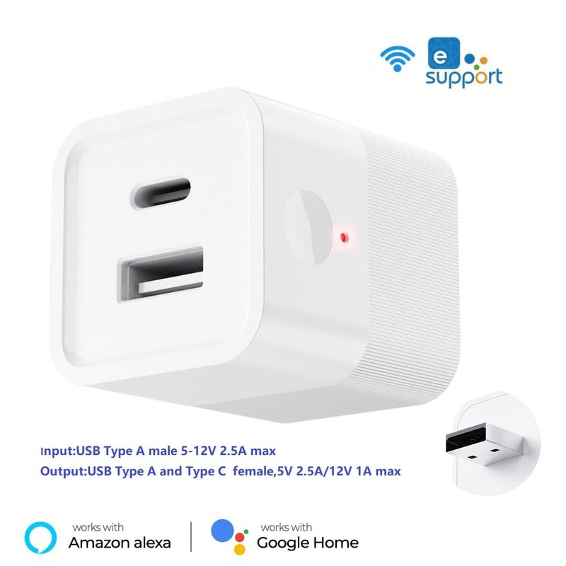 MHCOZY eWelink app Micro WiFi USB Type A Adaptor, Smart