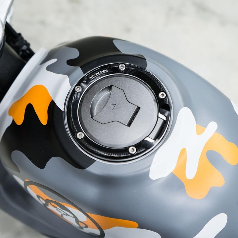 REVOLUTION Honda Monkey 125 Gas Tank Cap Cover/Fuel Lid Cover