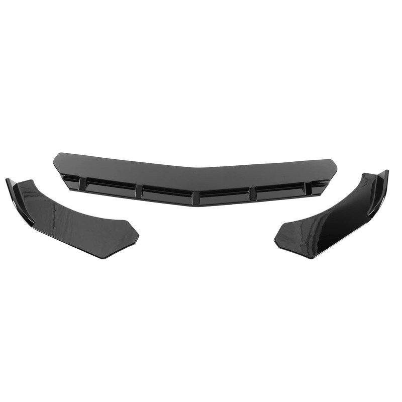 Spec-D Tuning Universal Glossy Black PP Front Bumper Lip Spoiler