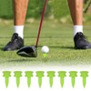 Munsesi 100pcs Golf Tees Plastic, 25mm Green Castle Golf Tees,