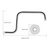 Shower Arm Stainless Steel Shower Arm with Flange S Shape