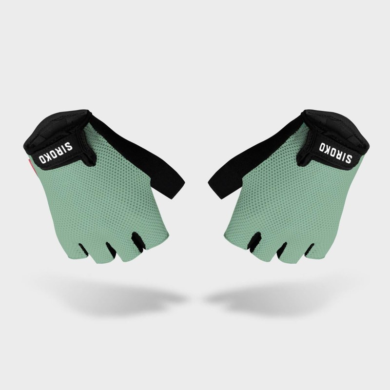 SIROKO Aero Cycling Gloves Green Men Women Green S