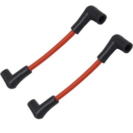 HeuroFosh - 2 cables de bobina de encendido para bujía 18-8816 de 6 pulgadas, compatibles con OMC Johnson Evinrude V4-V6 de 10-235 HP, intercambiables con 582365 ZF478V