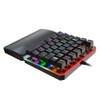 Mechanical Gaming Keyboard 35 Keys One Handed Wired Backlight Gamer