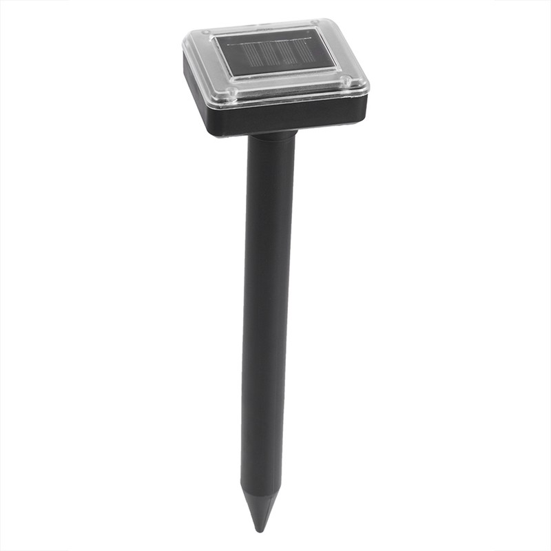 2pcs Garden Solar Powered Ultrasonic Repeller Pest Rodent Mouse Mice