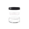 DNHCLL 2PCS 50ML Plastic Empty Clear Make-up Loose Powder Container
