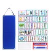 zalati Children's Calendar Chart Children's Visual Schedule Wall Daily Planner
