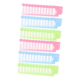 Beavorty Pack Mini Travel Hair Brush Set Compact Folding Brush Soft Paddle Anti-static for Curly Straight Hair Green Blue Pink
