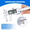 Digital Caliper Measuring Tool,Caliper Measuring Tool with Stainless Steel, Micrometer