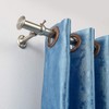 YunNephele Hanging Curtain Rod 36-56 inch Nickel Brushed,1 inch diameter