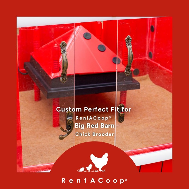 RentACoop Jute Brooder Liners for Big Red Barn Brooder (Pack