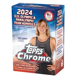 2024 Topps Chrome U.S. Olympic & Paralympic Hopefuls Blaster Value Box