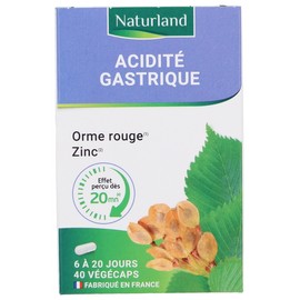 Naturland Acidité Gastrique 40 Végécaps