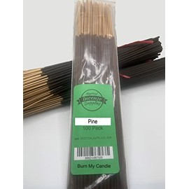 Pine Incense Sticks Punk Heavily Scented Handmade ~ Bulk Wholesale ~ 100 Pack ~