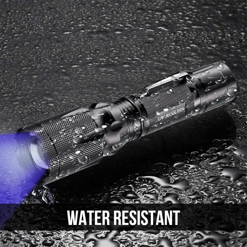 EOWCO UV Light Flashlight, 365nm 395nm Black Light Flashlights, Handheld