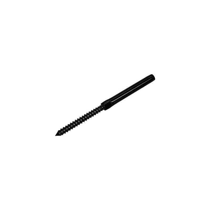 Black Oxide 3/16" Hand Swage Lag Stud for 3/16" Cable