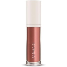 Farmasi Brillo Labial con Efecto Voluminizador, Tono Brown Sugar 06, Fórmula Hidratante