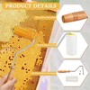 4PCS Honey Extractor Uncapping Needle Roller Wood Handle Honey Uncapper