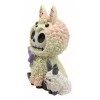 Ebros 3.25" Tall Furrybones Paco The Sheep Lamb with Purple