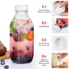 Dwbligt 32 oz Reusable Glass Milk Bottles with Silicone Dispenser