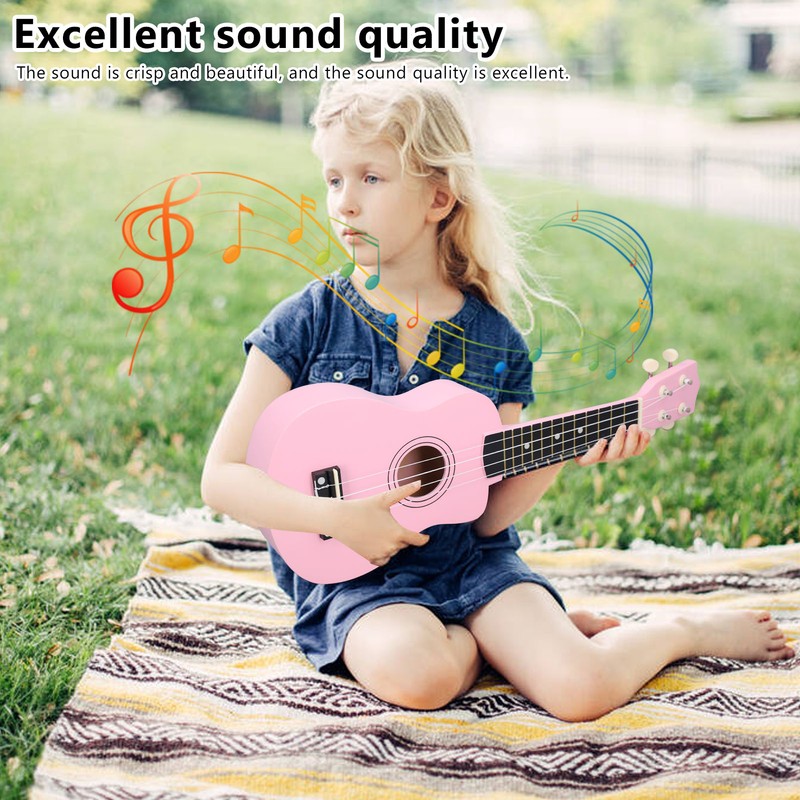 Kids Toy Ukulele Guitar Wooden Kids Toy Guitar 4 Strings