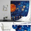 Mocsicka Galactic Outer Space Shower Curtain Boys Nebula Universe Planet