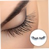 FOMIYES 3sets Elegant Sequins Eyelashes Realistic False Lashes for Party