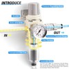 TAILONZ PNEUMATIC 1/4 Inch BSP Automatic Drain Air Filter Pressure