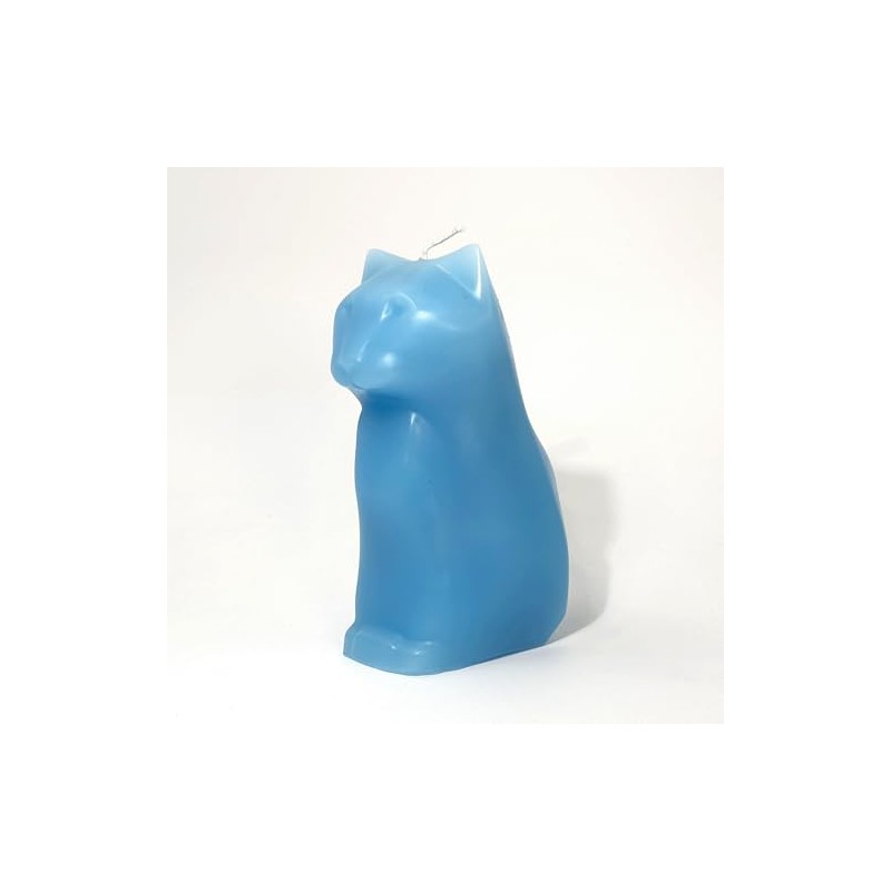 Hidden Skeleton Cat Candle (Blue)