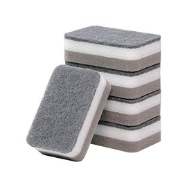 5 Pack Natural Kitchen Sponges, Non-Scratch Scrub Sponge for Dishes, Scratch Free Sponges for Dishes, No-Stick Cookware