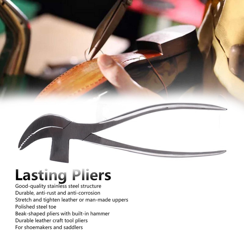 Lasting Pliers Leather Craft Tool Pincers for Shoemaking Cobblers Saddlers
