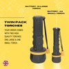 Vellcom Two Pack - Home & Bag LED Torches Large