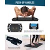 Multi-Functional Push up Board, ABS Pushup board with Foldable 15