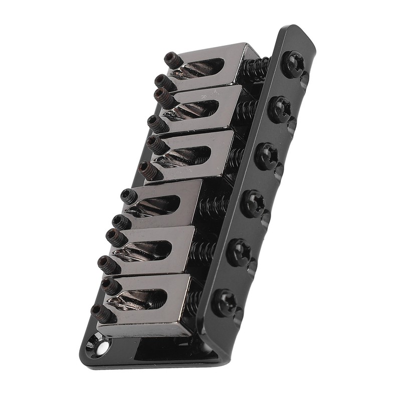 6 String Guitar Bridge Replacement Zinc Alloy Electric Guitar Saddle