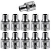11-Piece 6mm Shallow Sockets, 3/8-Inch Drive, 6-Point, Corrosion Resistance, Compatible