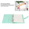 100 Envelopes Challenge Binder Waterproof A5 Money Saving Budget Binder