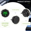 EPLZON 2pcs Digital Voltmeter DC 4-100V 2 Wires 3-Digit LED
