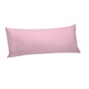 AIMANE® Long Bolster Pillowcase Cover - Body Pillow Neck Support - Orthopaedic Bolster Pillowcase Cover Nursing Pregnancy Support Long Pillowcases (King 5FT, Pink)