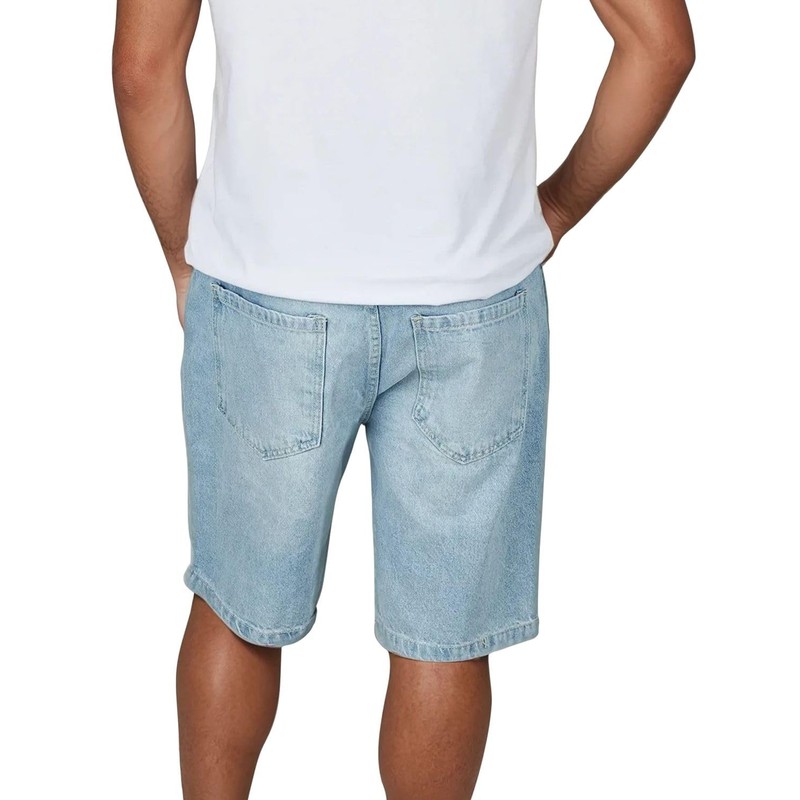 riverso RIVAshton Men's Loose Fit Jeans Shorts Summer Denim Cotton
