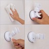 OUO Adjustable Shower Head Holder, Bathroom Suction Cup Handheld Shower