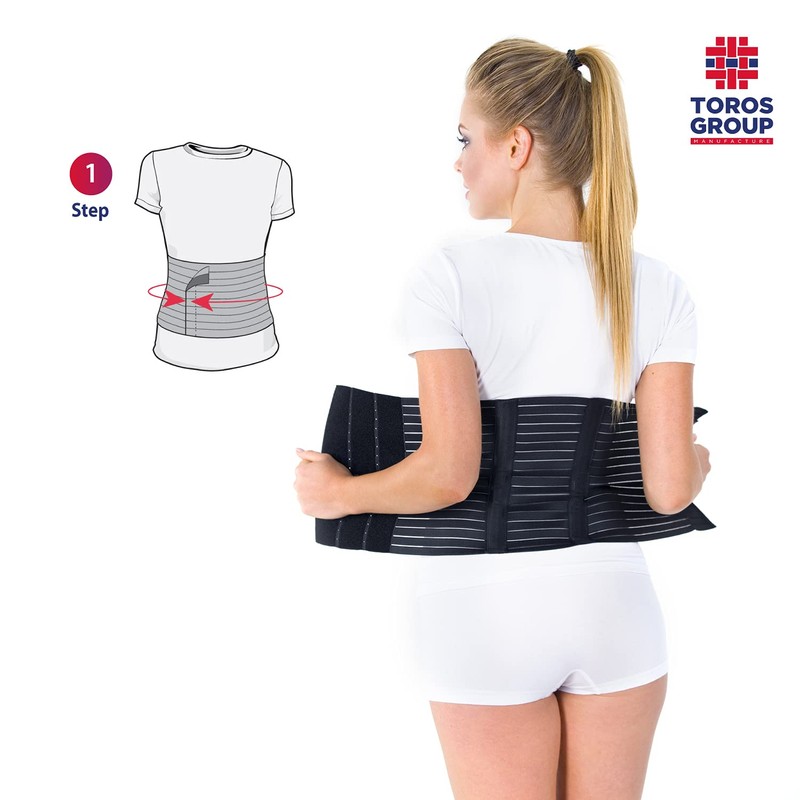 Atmungsaktiv Postpartum Gürtel/Postoperative Binder Bauch Band Elastische 24 cm X-Small