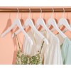 TOPIA HANGER Bride Hanger for Wedding Dress, Premium White Wooden