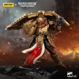 BEERISE JOYTOY 1/18 Action Figures - Warhammer The Horus Heresy Legio Custodes Custodian Venatari Squad Venatari with Kenetic Destroyer 2-5‘’,Classic Character,Collectible,Age 15 and Above