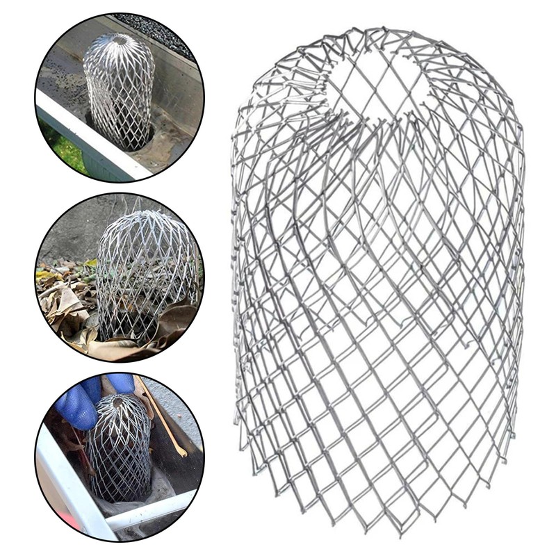 ALI2 4 Pieces Gutter Gutter Grids Aluminium Gutter Grille Drip