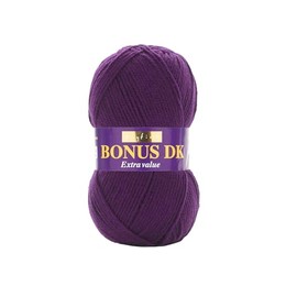 Hayfield Bonus DK Double Knitting, Purple (840), 100g by Sirdar