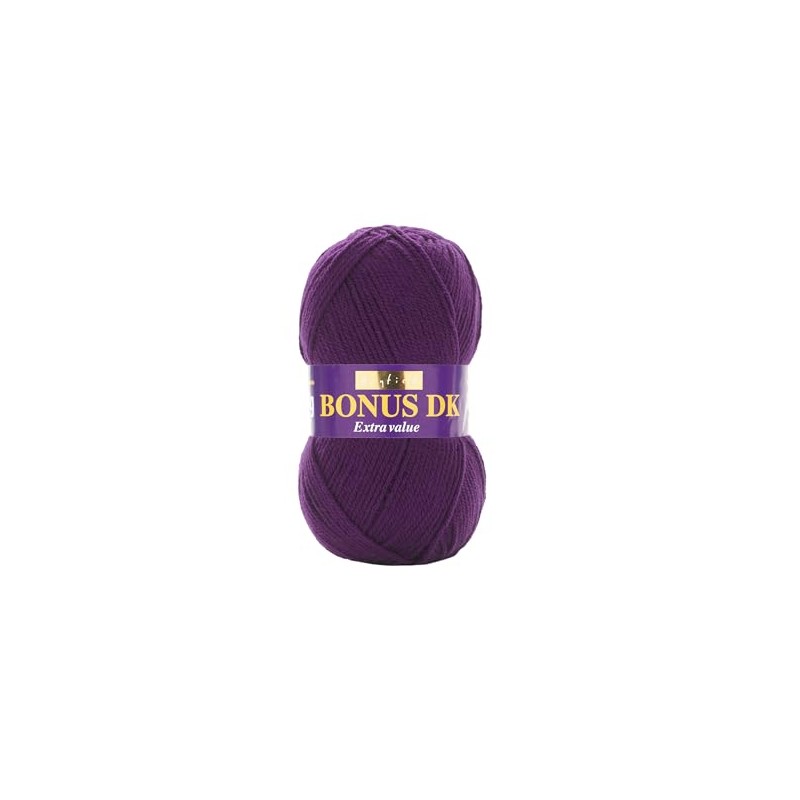 Hayfield Bonus DK Double Knitting, Purple (840), 100g by Sirdar